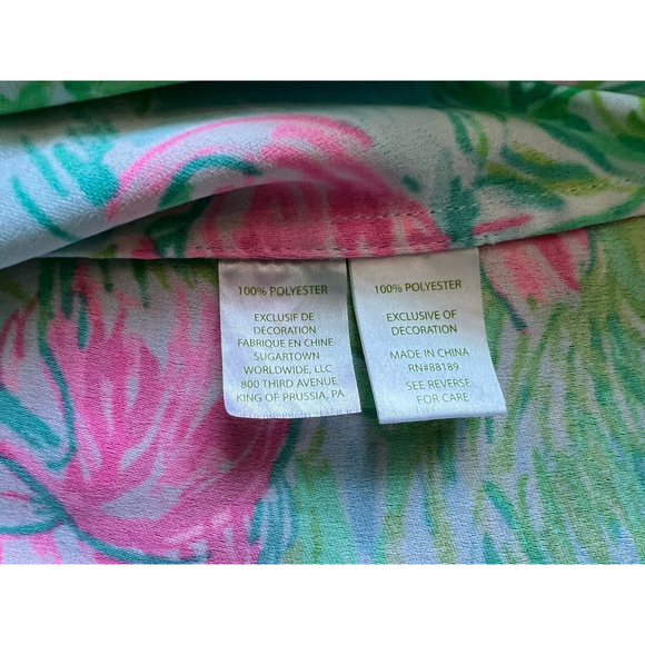 Lilly Pulitzer Jane Shift Dress Size 10 Floridita Pink Flamingo Sleeveless - Picture 9 of 9